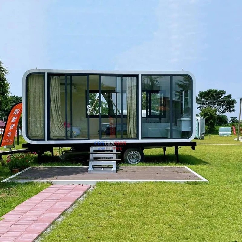 Modern Design Mobile Container House Tiny Working House Office Pod Apple Cabin