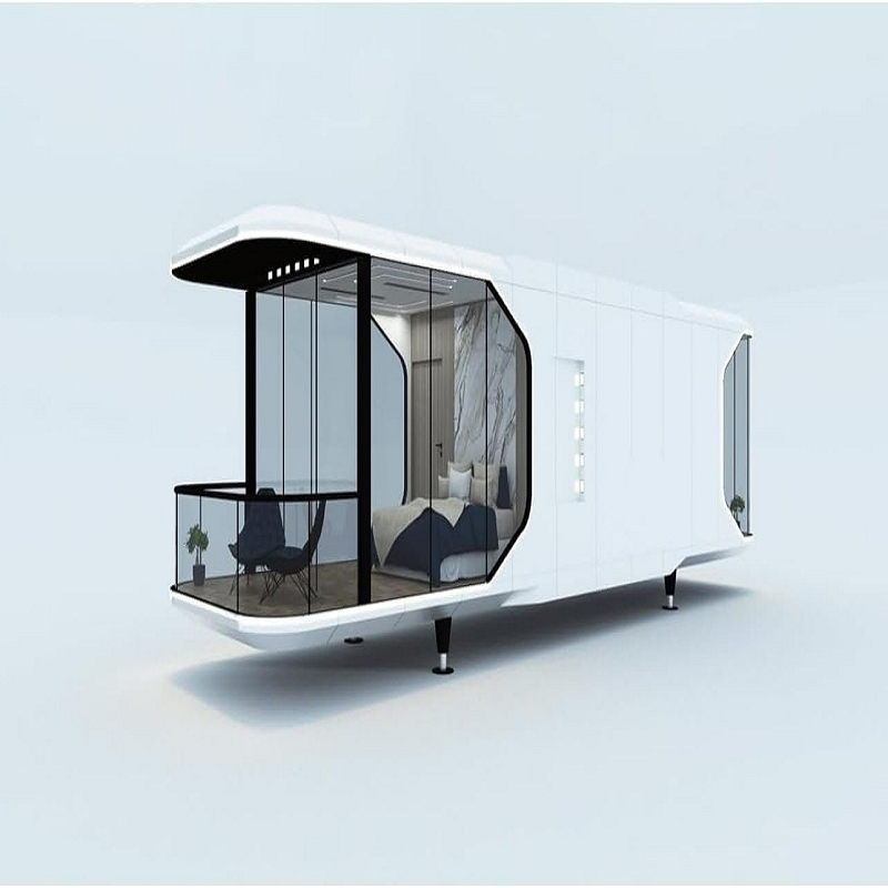 Eco-Friendly Solar off-Grid Container Capsule House with Energy Recycling