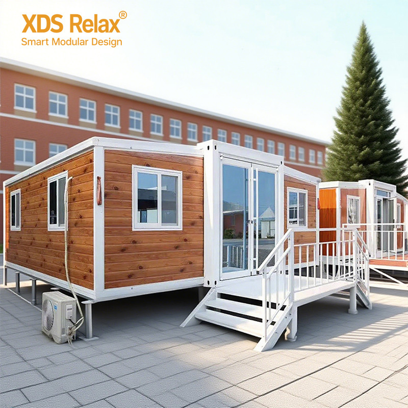 Durable Windproof Cutting Edge Modular Folding Villa Eco Friendly Prefabricated Container House