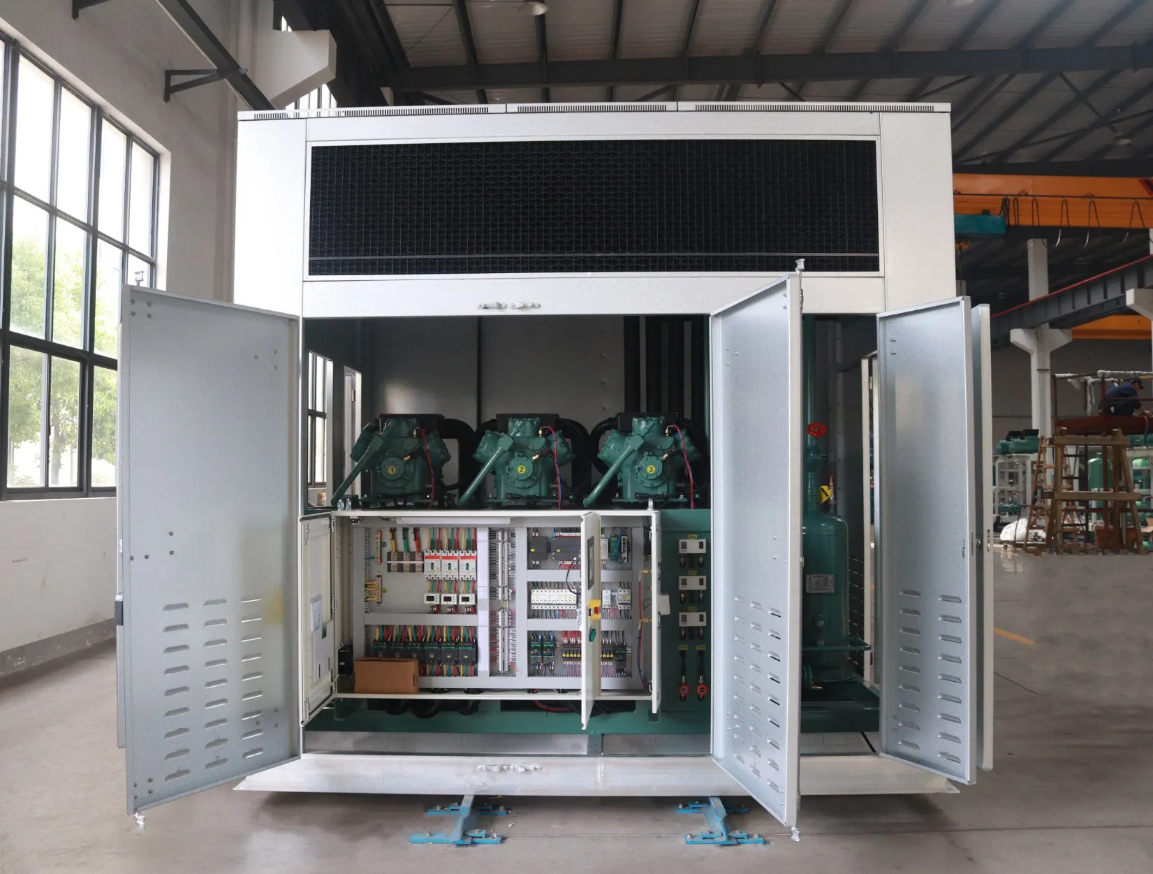 120HP Container Type Condensing Unit with B Itzer Piston Compressor