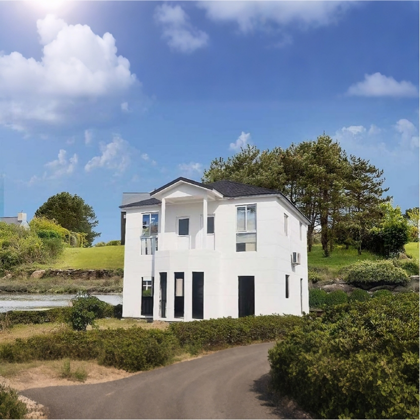 Prefabricated Portable Tiny Luxury Container House Prefab Light Steel Structure Prefab Steel Villa