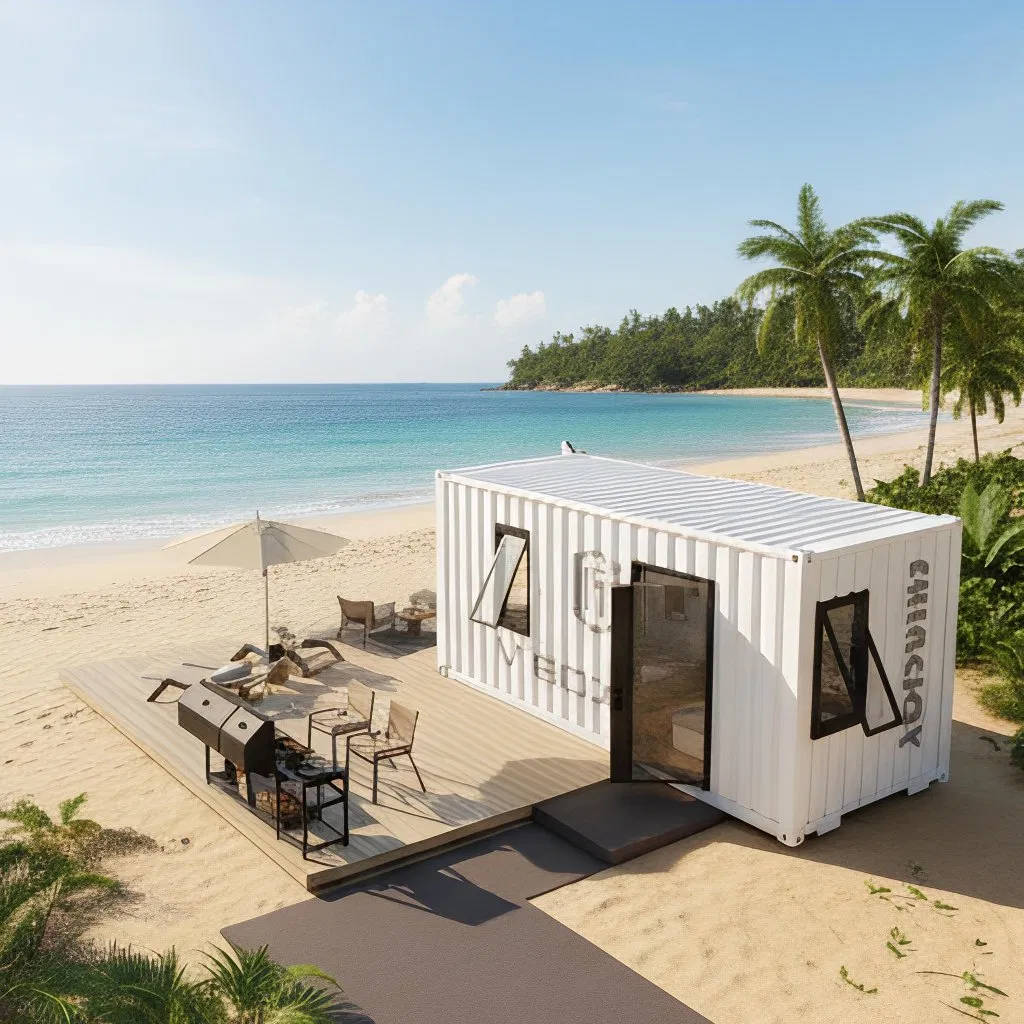 Smart off-Grid Solar Cabin Detachable Prefabricated Modular Container House