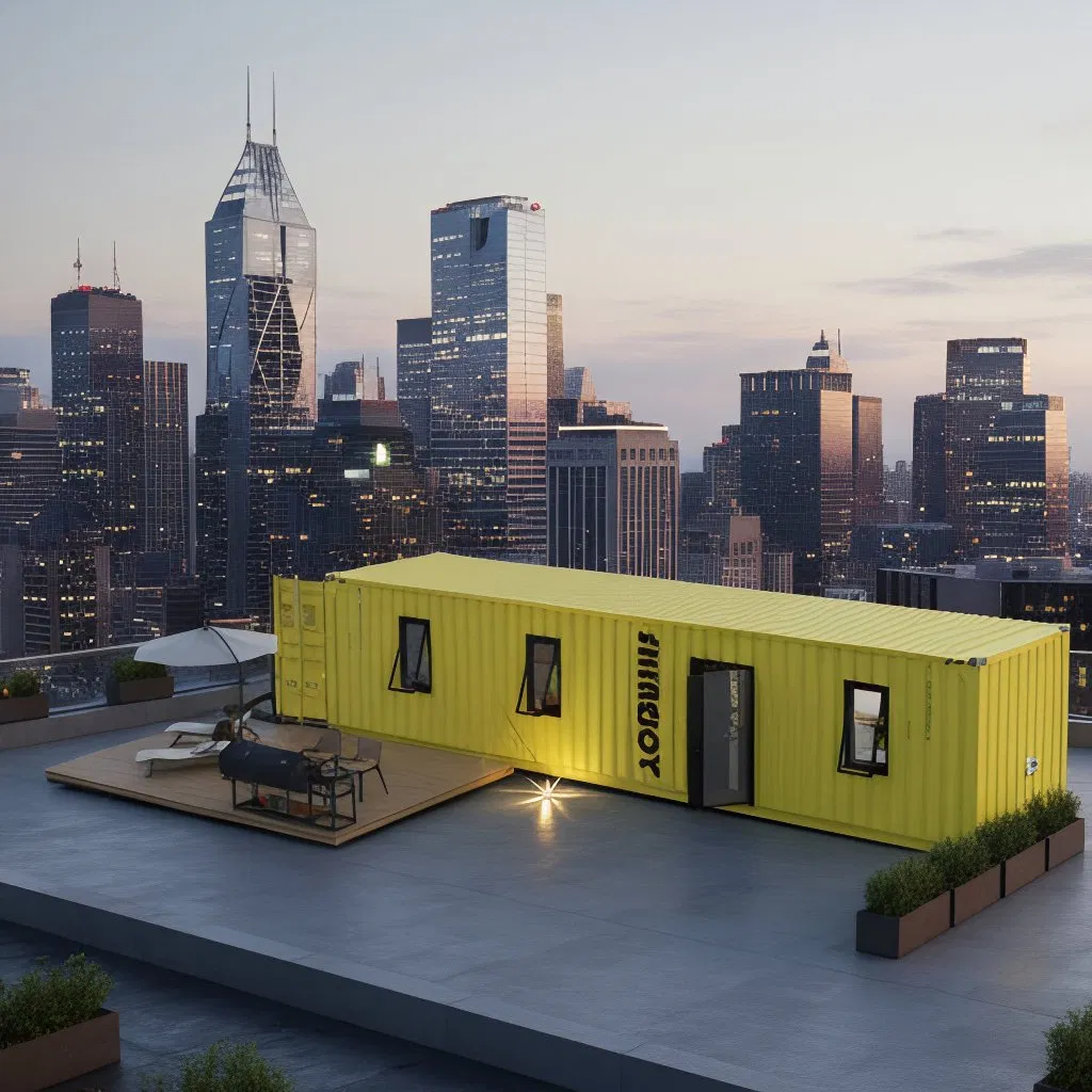 Z4l Container Solar Powered Modular Steel House