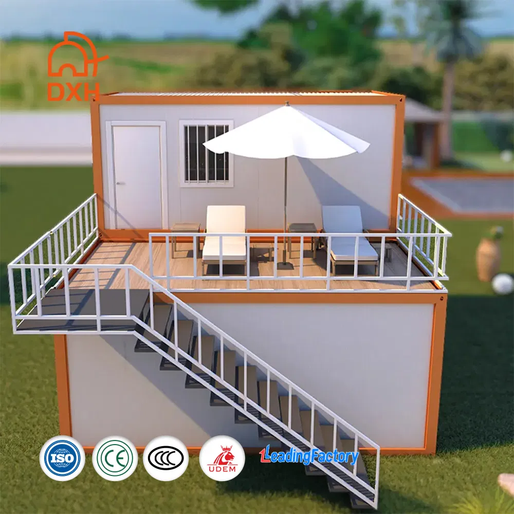 Dxh Customizable Eco-Friendly Flat Pack Tiny Movable Portable Container House for Sale