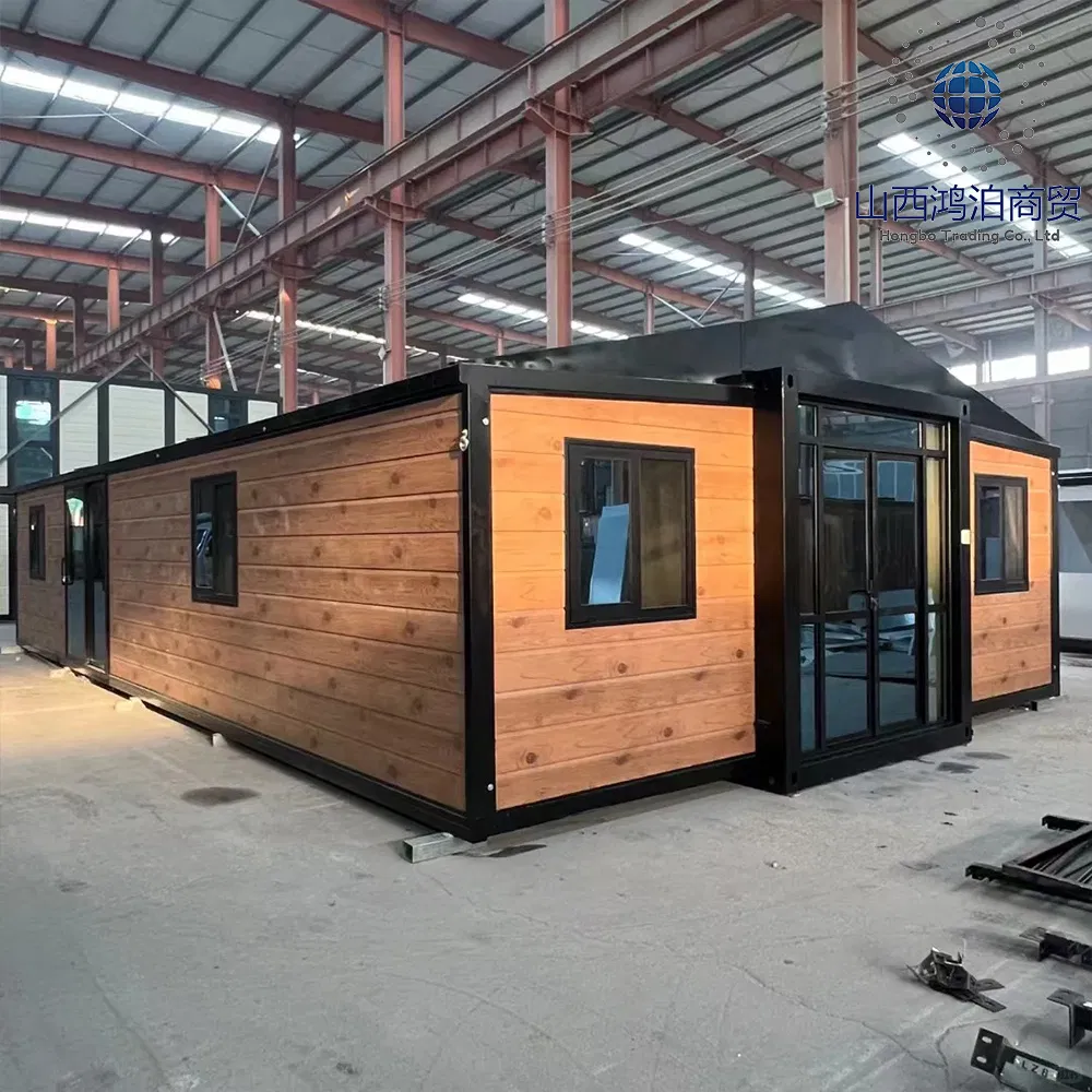 Prefabricated Double-Wing Folding Expandable Container-Style Mobile House with Independent Bathroom