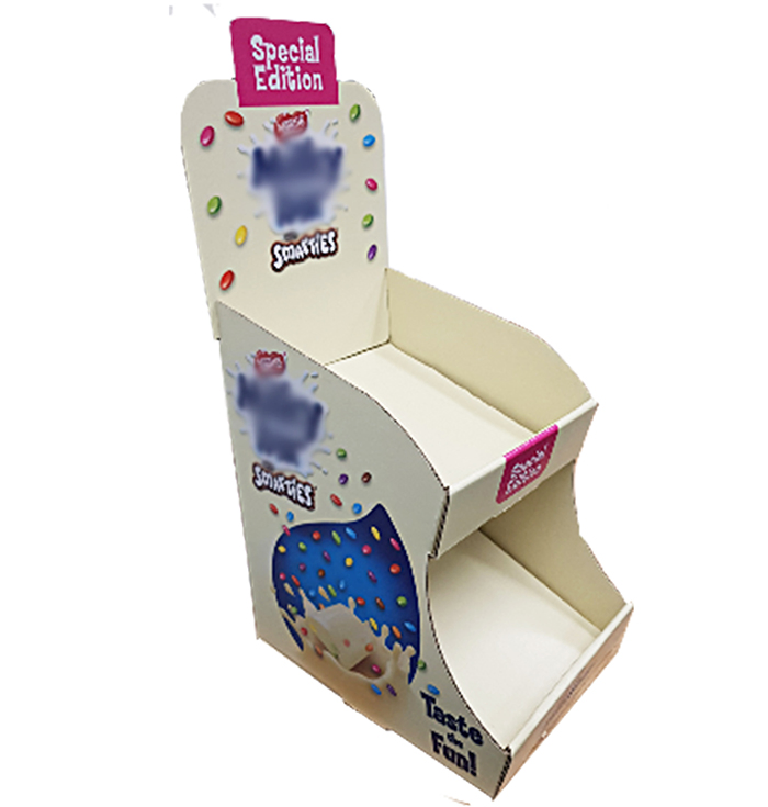 Pop Chips Crisps Counter Display Unit for Shop Retail and Branding