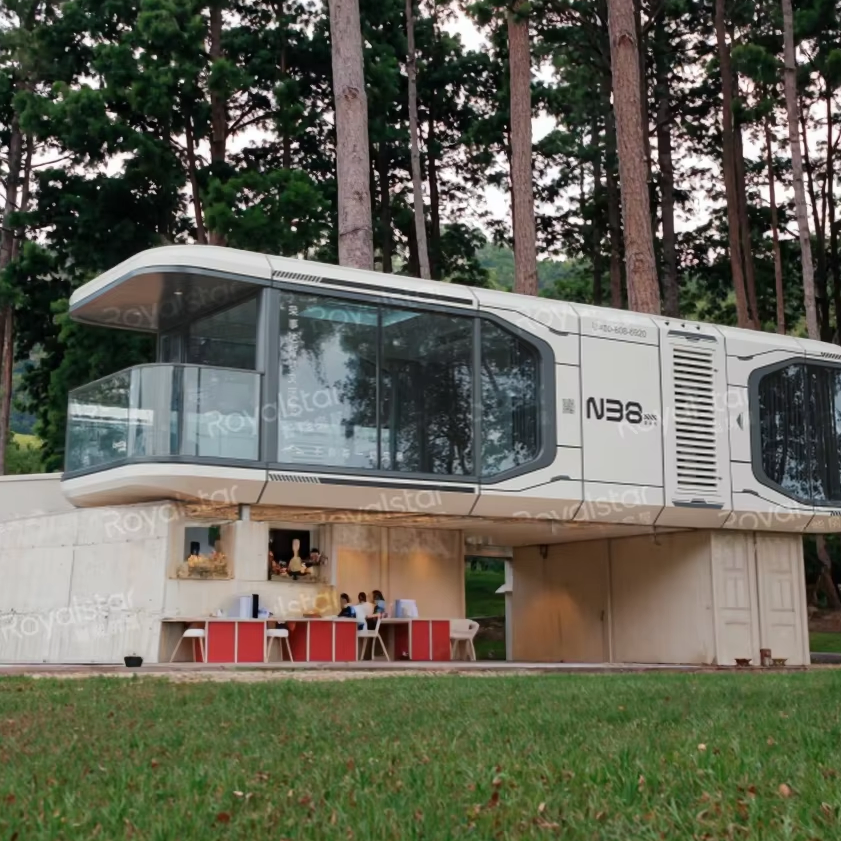 Portable N38 Star Series Steel Container Waterproof Camping Solar-Powered House