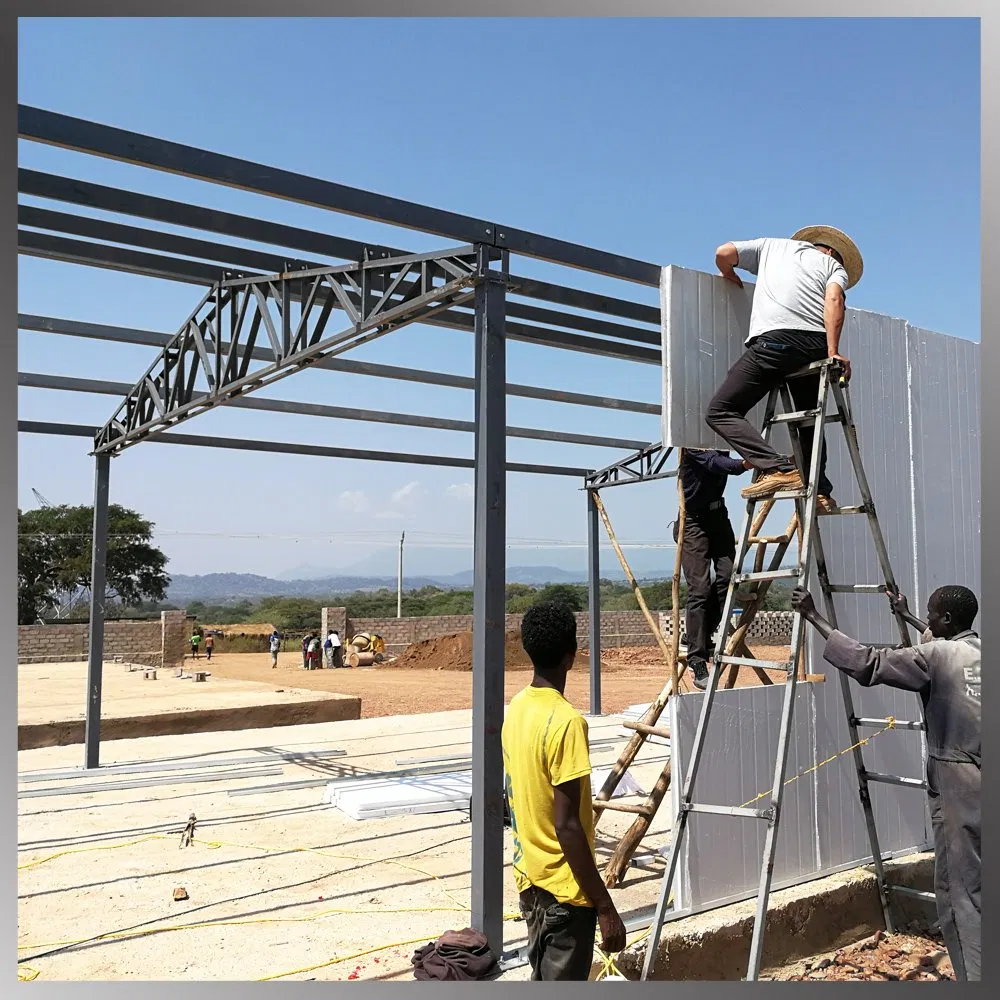 Fast Assembly Flat Pack Container Solar Powered Prefab House