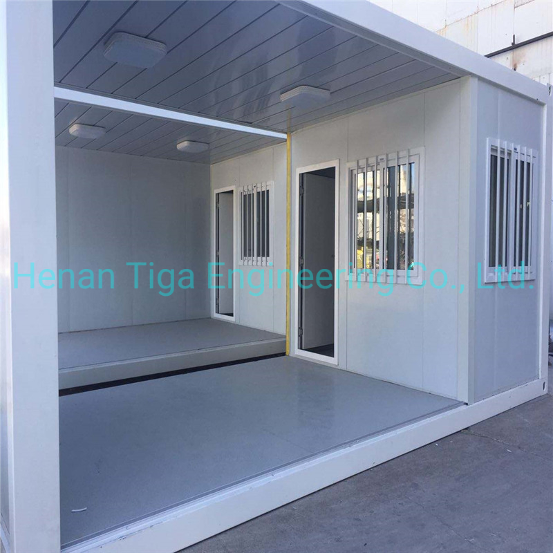 off-Site Modular Buildings Prefabricated Living Unit 20FT Expandable Containers Portable Cabins