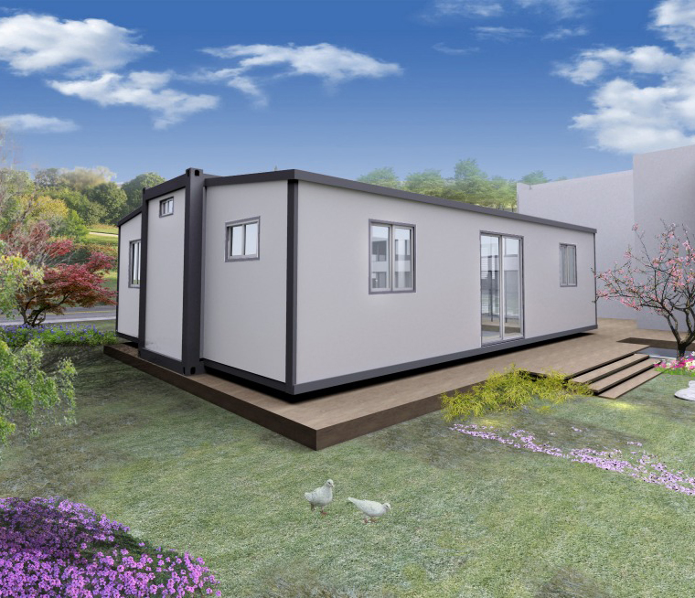 China Factory-Supplied Foldable Double-Wing Expandable 20/40FT Office and Residential Container House