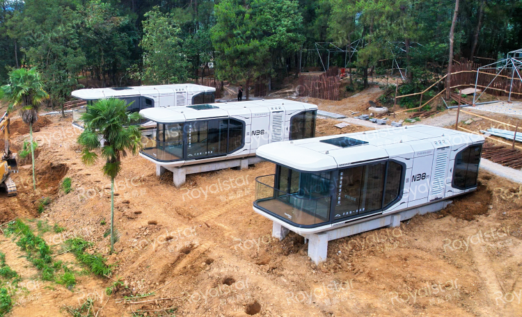 Portable N38 Star Series Steel Container Waterproof Camping Solar-Powered House