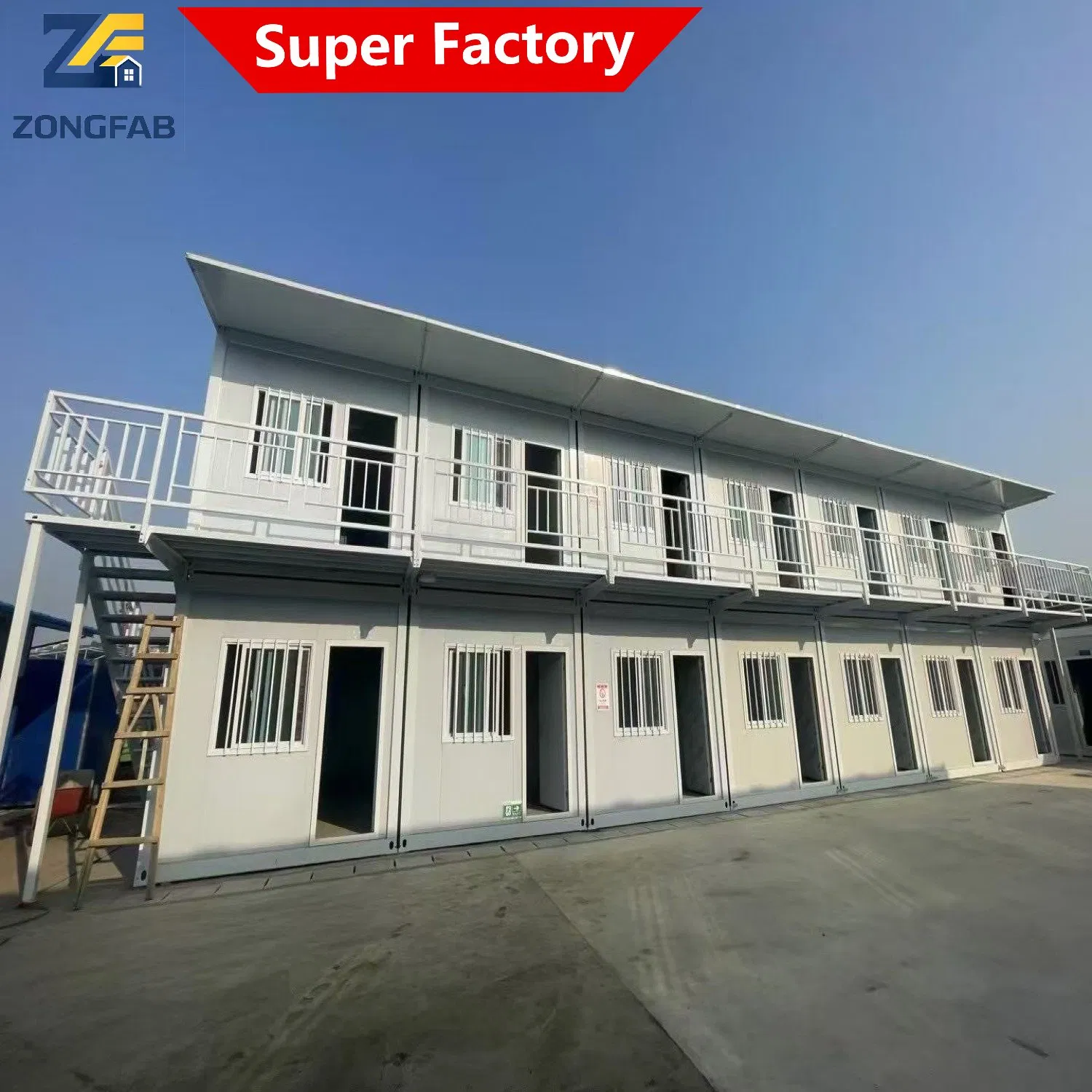 Multi-Storey Story Steel Living Detachable Assembly Prefab Prefabricated Container Building Housing