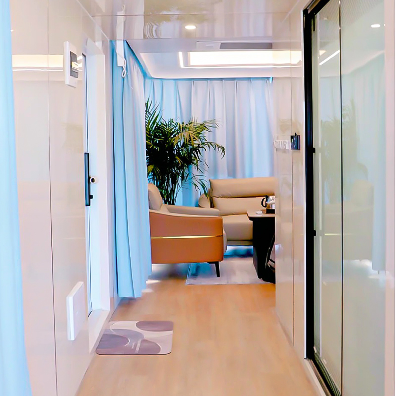 Fast Installation Smart Luxury Prefab Solar Powered Container Prefabricated Vessel Tiny House