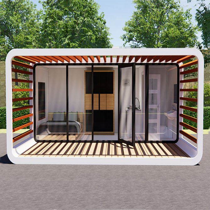 Apple Cabin Container House Easy Install Outdoor Travel Leisure Eco-Friendly Container House