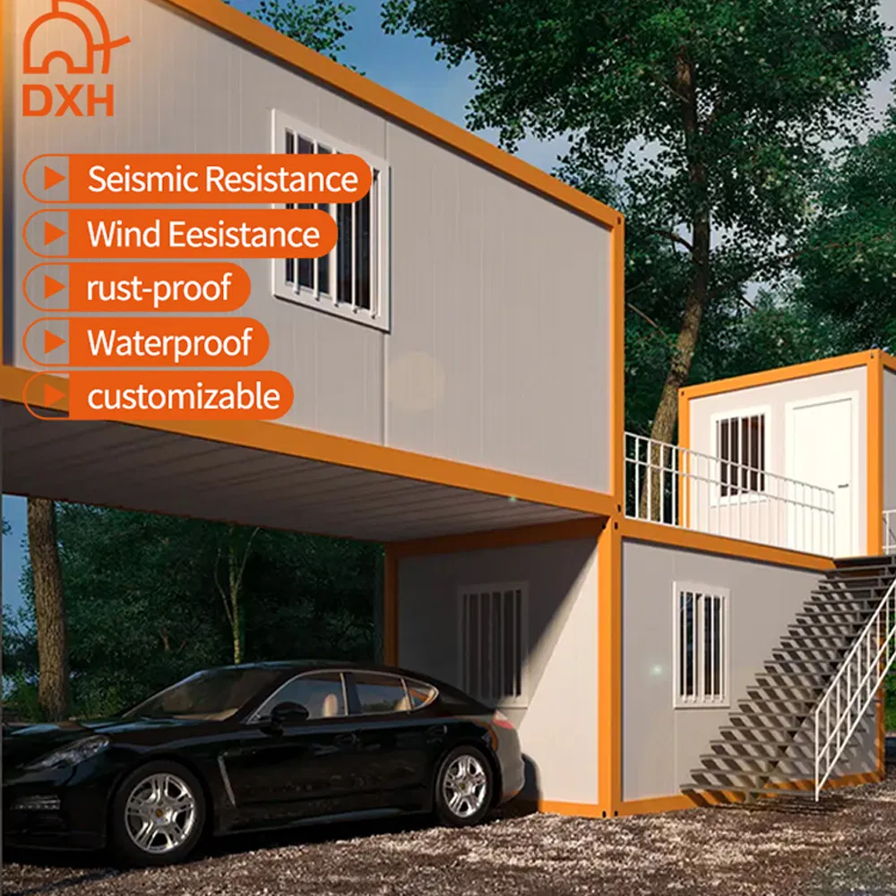 Dxh Customizable Eco-Friendly Flat Pack Tiny Movable Portable Container House for Sale