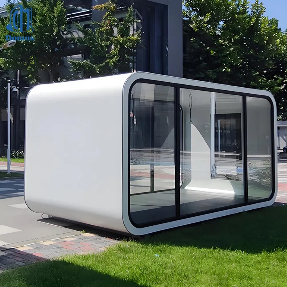 Solar Powered Luxury Apple Cabin Container House Prefab Modular Prefabricated Tiny Office Pod
