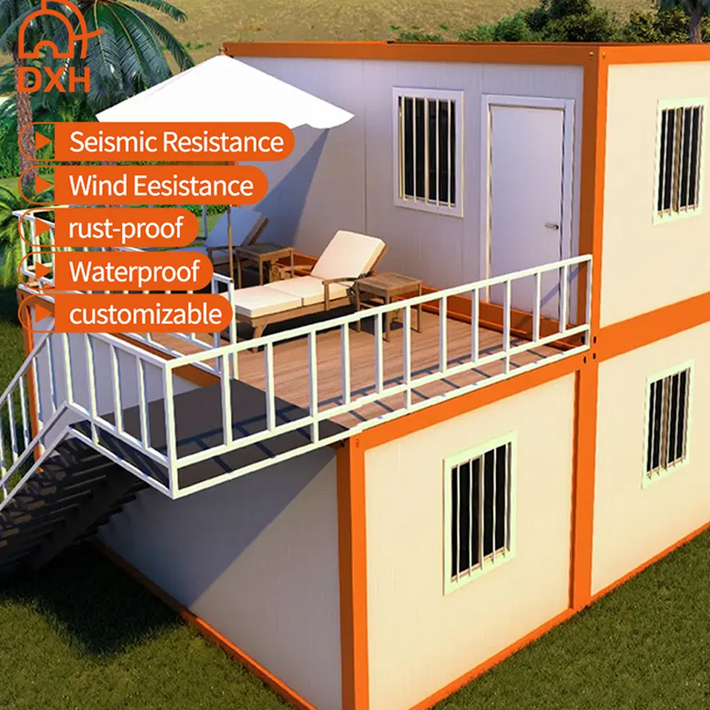 Dxh Customizable Eco-Friendly Flat Pack Tiny Movable Portable Container House for Sale