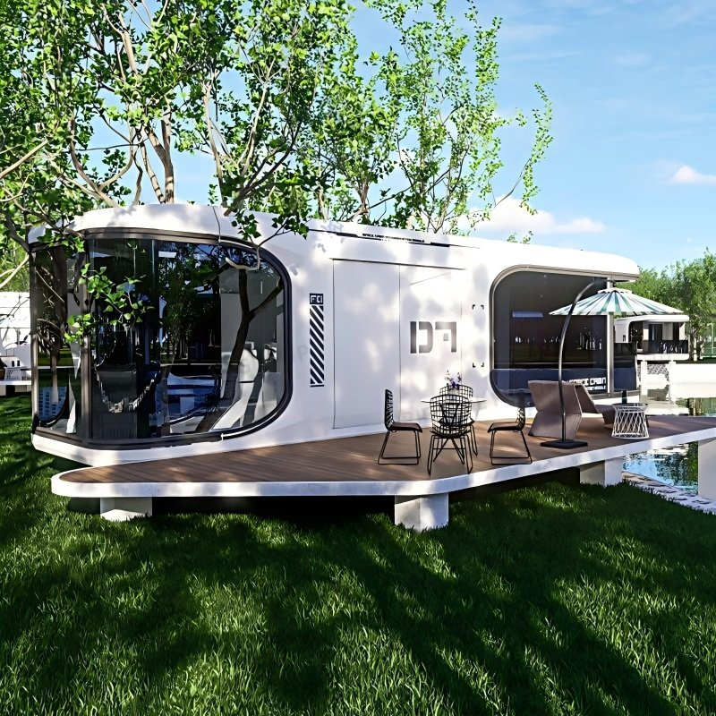 Portable Space Capsule Capsule Hotel Mobile Space Capsule Pest Resistant Rainforest Camp Unit