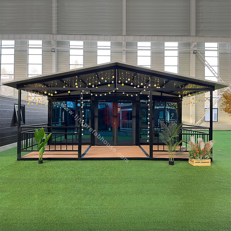 Double Wing Expandable Container House 3 in 1 Foldable Luxury Living Container Home