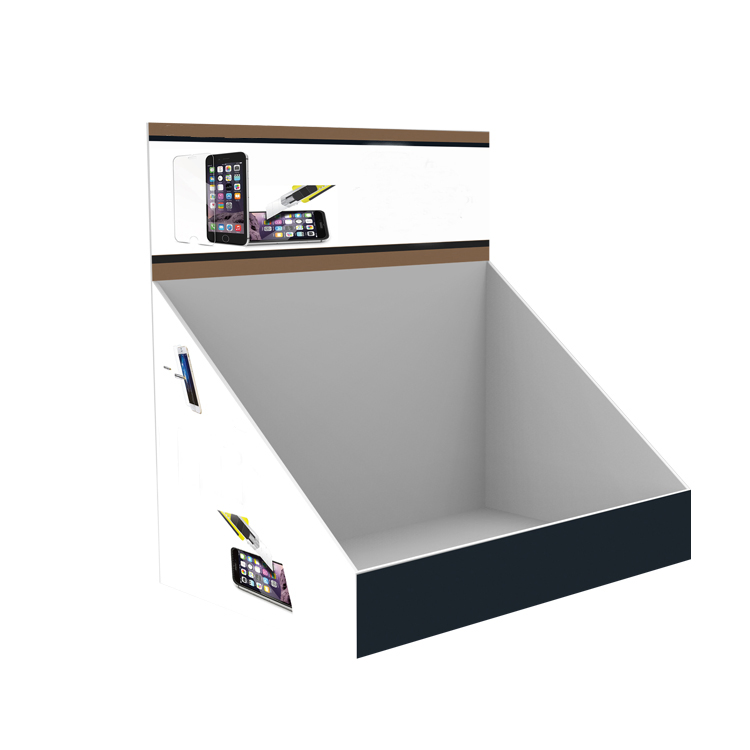 Mobile Accessories Corrugated Display Case Counter Display Units for Retail