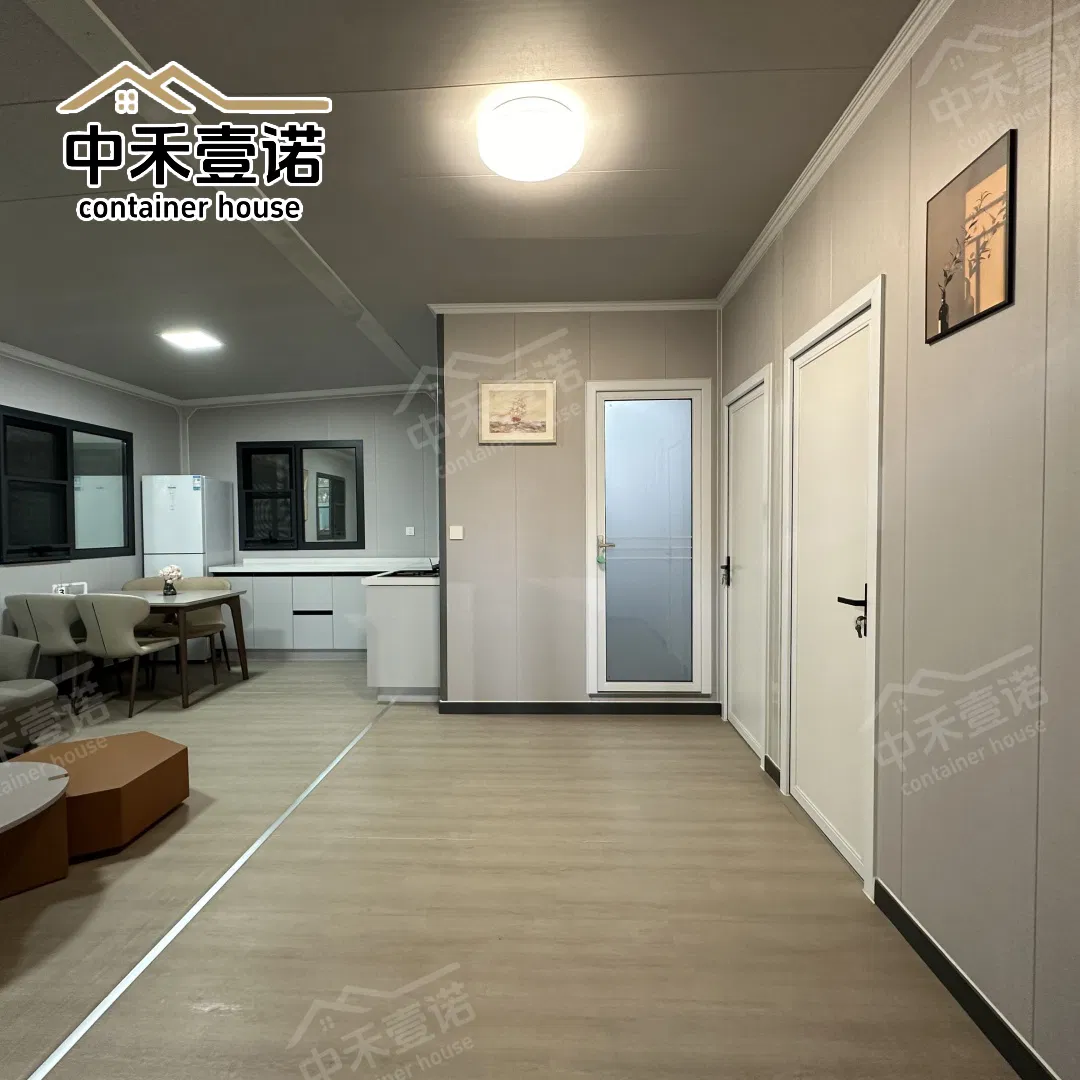 Eco Friendly Folded Fast-Packing Container Mobile Houses with Marble Countertop