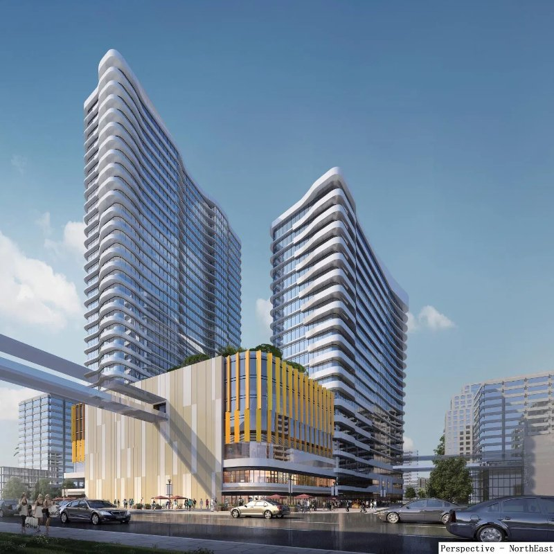 Multi-Storey Prefabricated Steel Structure Building Shopping Mall Construction Versatile Office Buildings