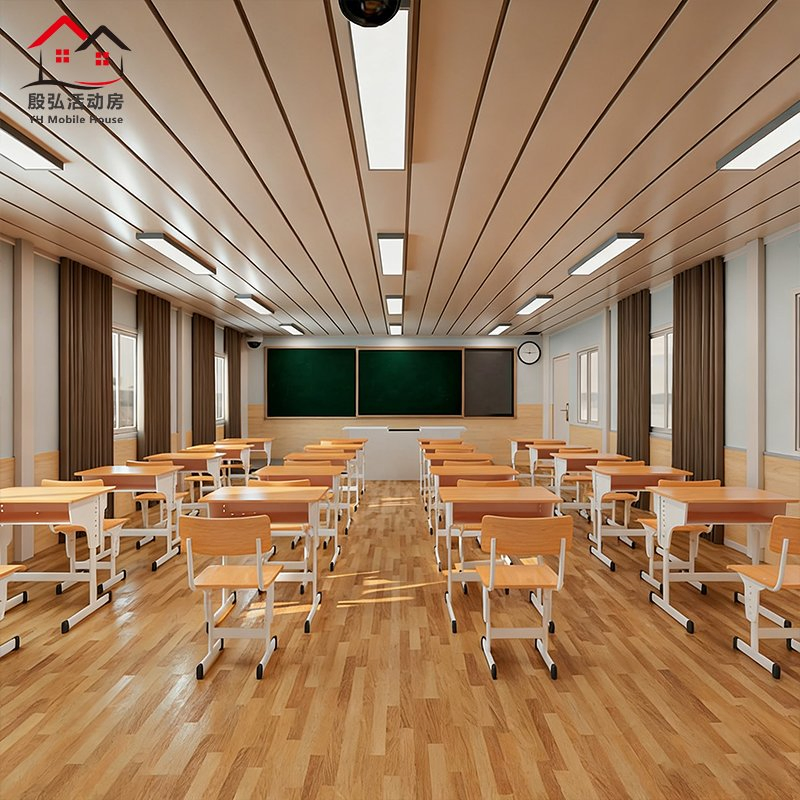 China Prefab Container School Building Quick Build Temporary or Long-Term Classroom School