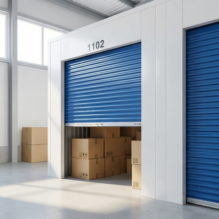 Retail Storage Solution: Display-Ready Self Storage Unit for Stores