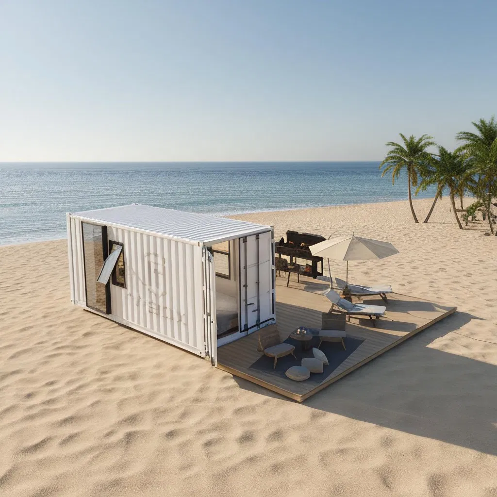 Smart off-Grid Solar Cabin Detachable Prefabricated Modular Container House