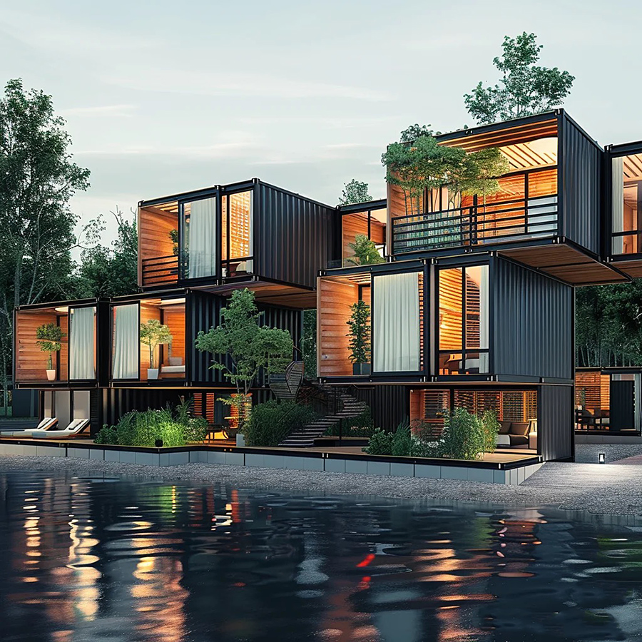 Factory Price 3 Bedroom Prefabricated/Modular/Mobile/Tiny/Prefab Kit/Shipping Container/Container Home