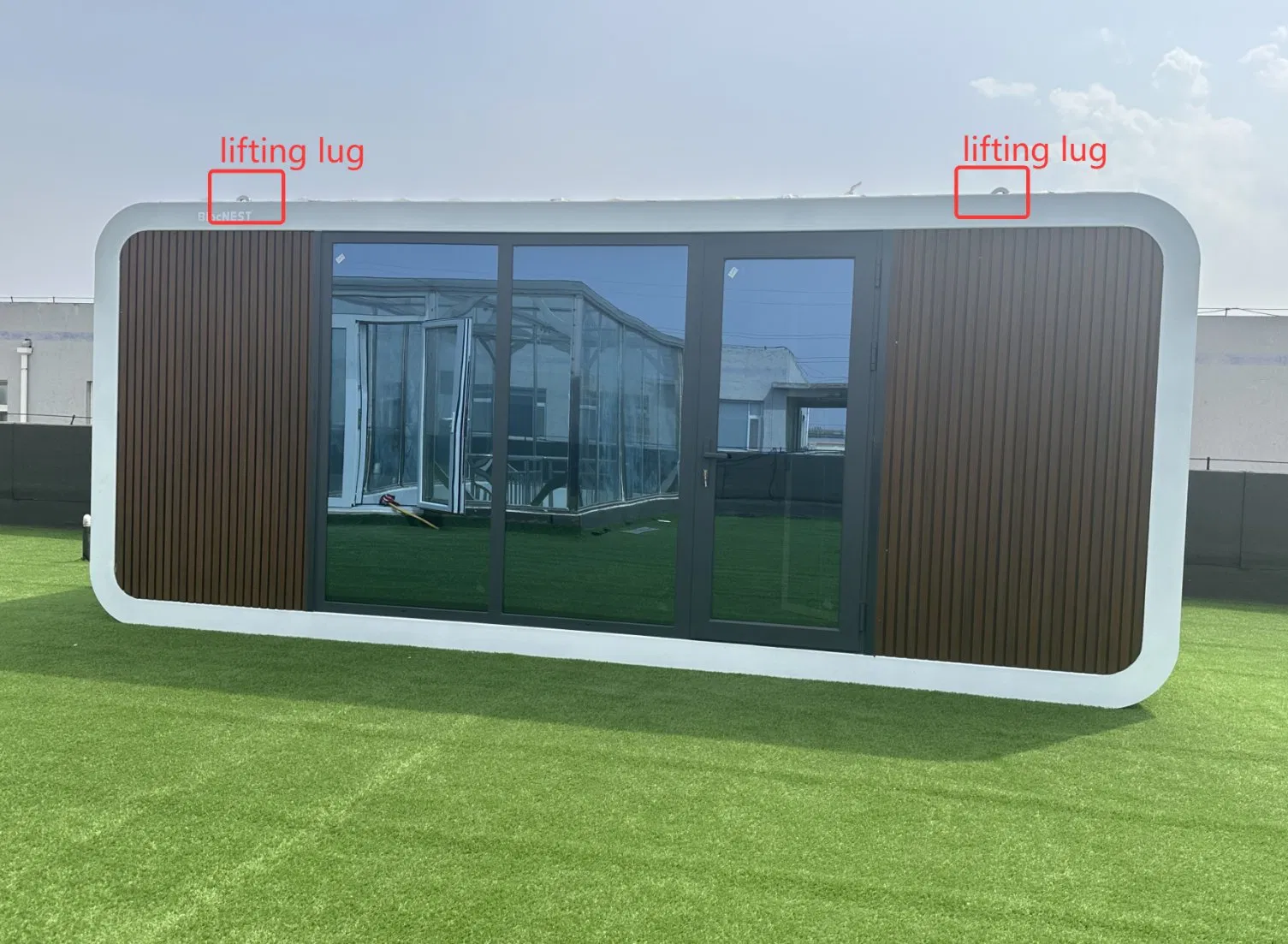 Eco Friendly Solar Powered Prefabricated Modular Capsule House Energy Saving Tiny House with Thermal Insulation for off Grid Living Container House