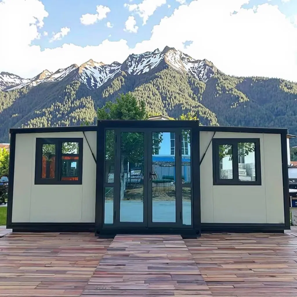 China Factory Eco-Friendly Movable Expandable Container House for Resort Living Spaces