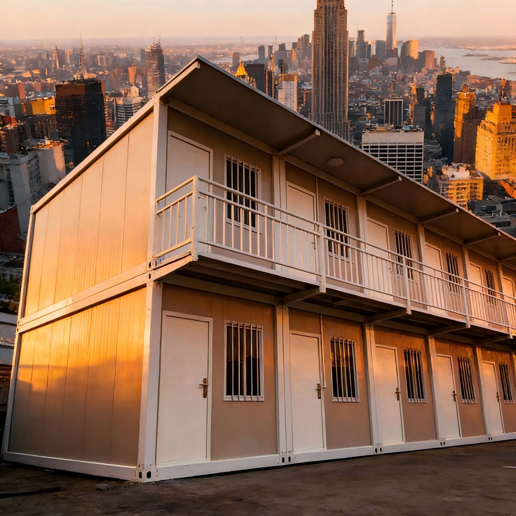 Sustainable Steel Modular Living Units for Eco-Conscious Offices