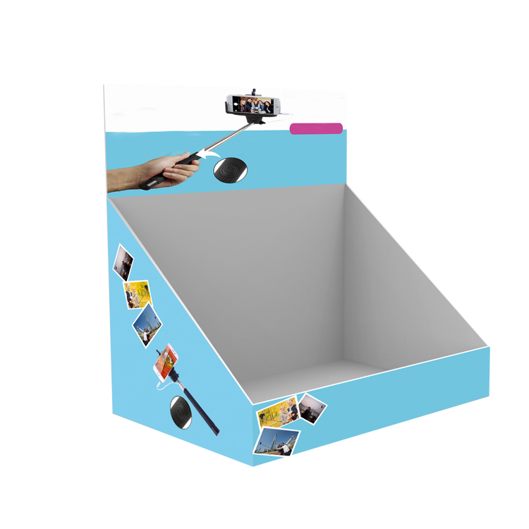 Mobile Accessories Corrugated Display Case Counter Display Units for Retail