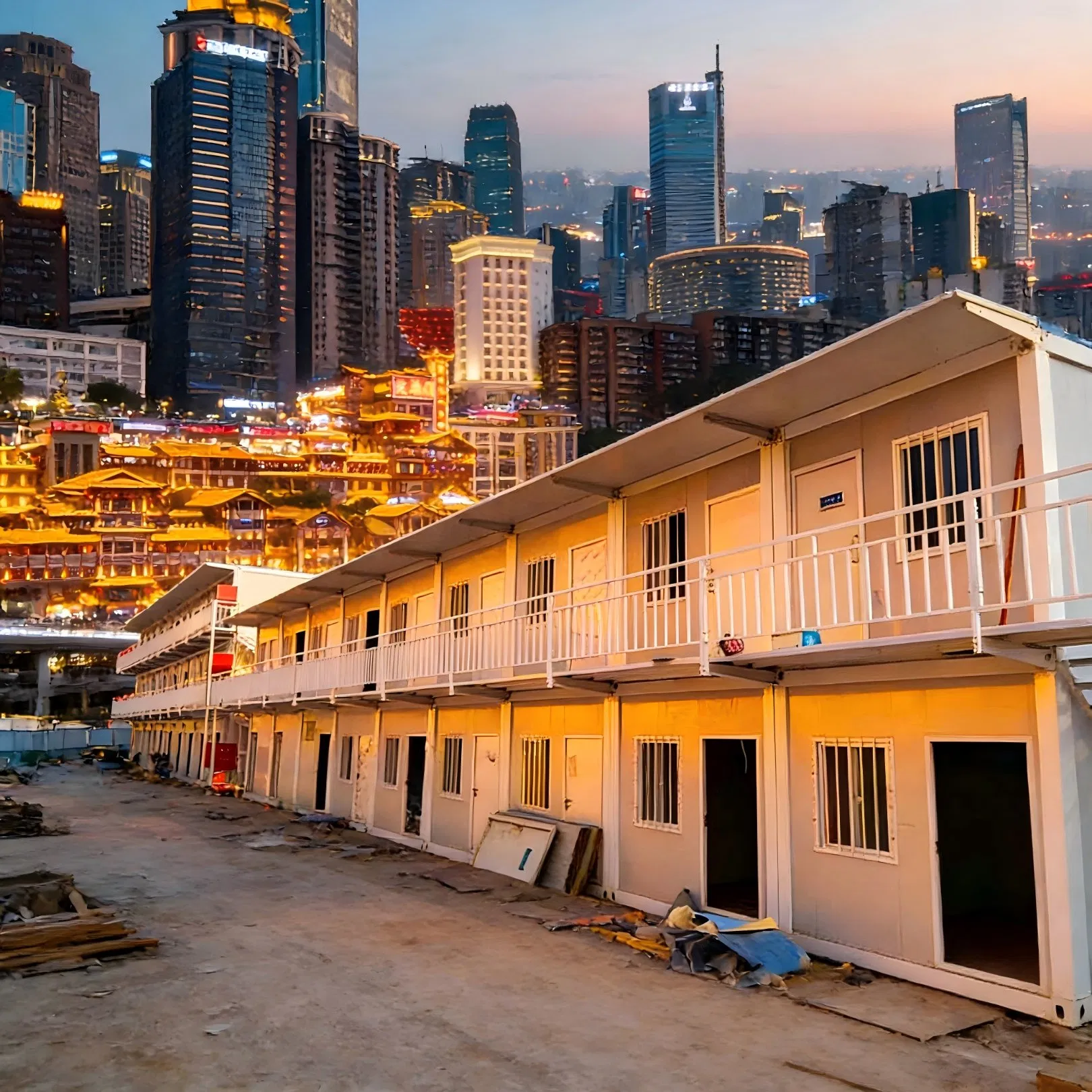 Sustainable Steel Modular Living Units for Eco-Conscious Offices