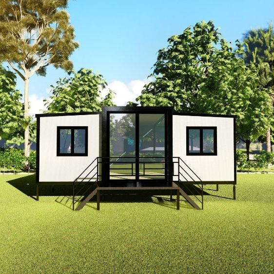 20FT 40FT Expandable Steel Container House 3 Bedrooms Mobile Home Modern Design Eco-Friendly