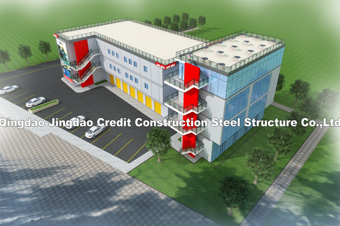 New Design Customize Multi-Storey Steel Structure Building Glass Facade High Rise Building Glass Wall Steel Structure Frame Building Glass Curtain Wall Steel