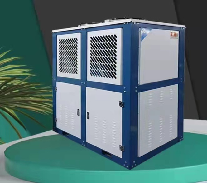 Integrated Condensing Unit Container with Evaporation Condenser