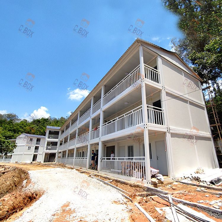 Eco Friendly Waterproof Easily Assembled Apartment Rental Prefabricated Container Houses