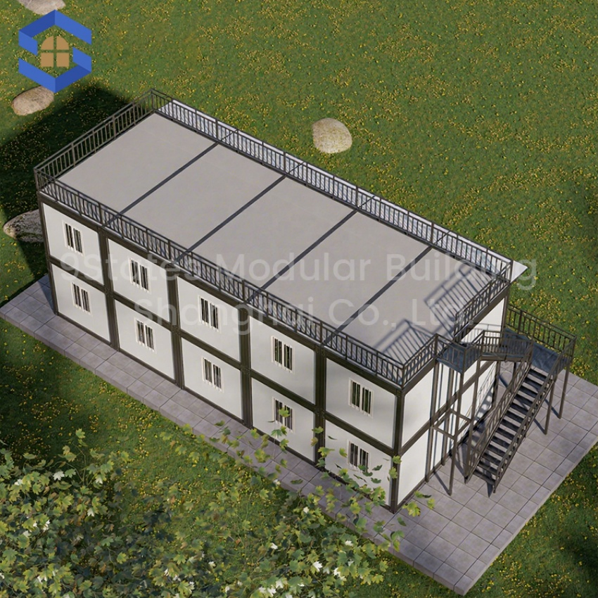 Solar-Hybrid-Powered Prefabricated Container Modular House Temporary Classrooms