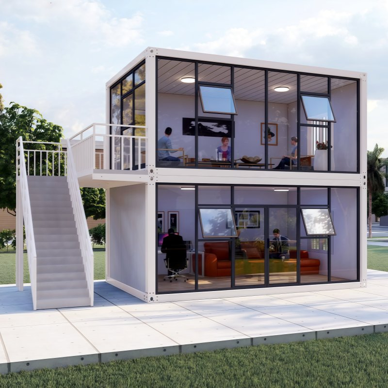 Durable 20FT Custom High Quality Steel Structure Modern Design Luxury Portable Mobile Detachable Container Houses