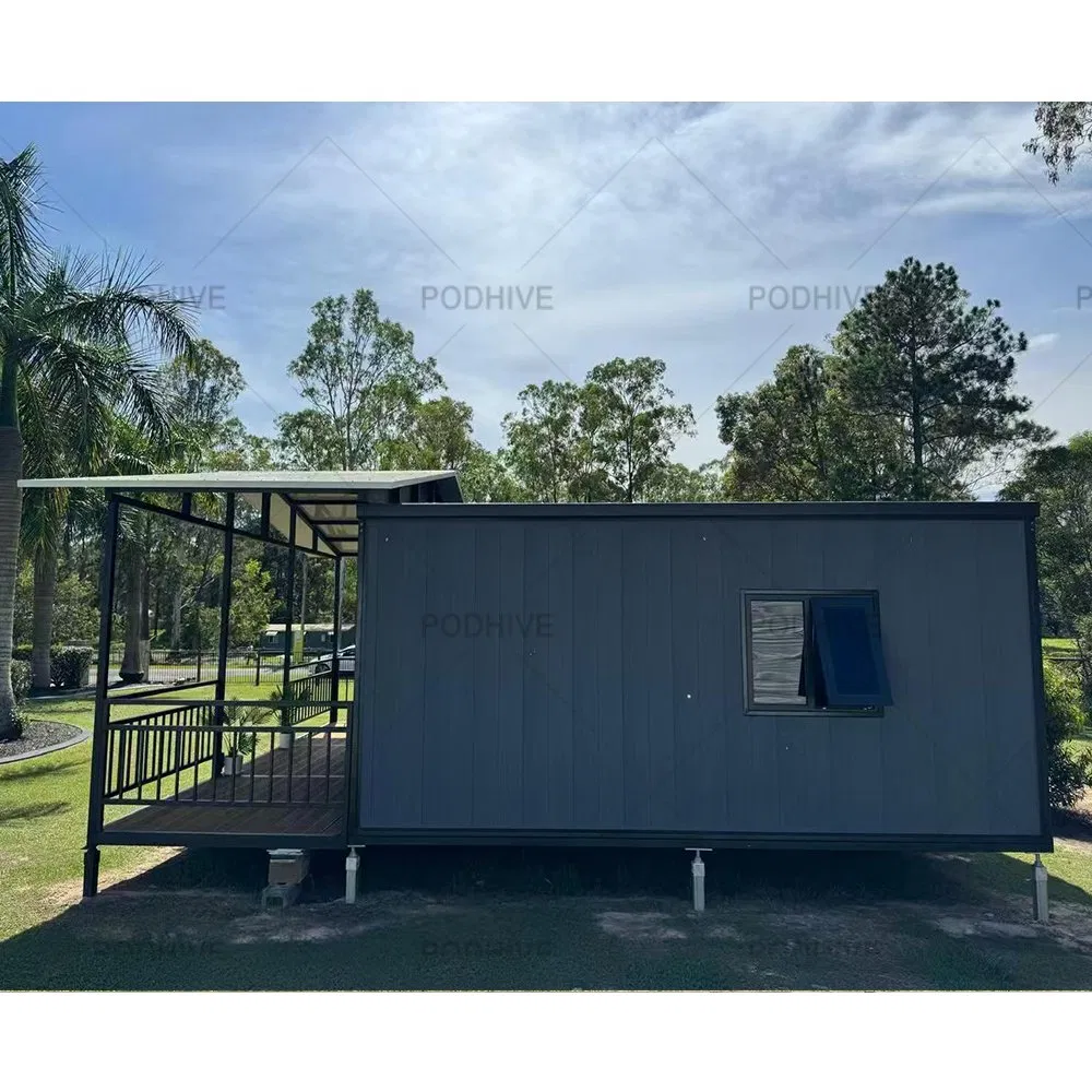 Best Price 20FT Eco-Friendly Customized Temporary Foldable Detachable Shipping Container House for Use as a Coffee Bar Bedroom Fertig Haus