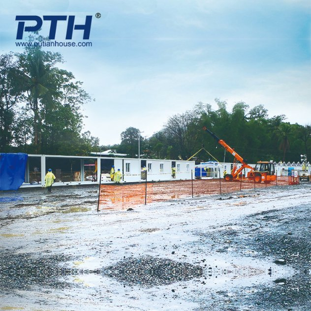 Low Cost Prefabricated Container House as Modular Building in Philippines