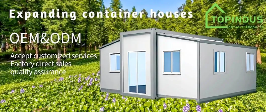 Expandable Container House Banner