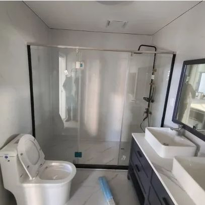 40FT Double-Wing Container House Modern Office Foldable Modular House