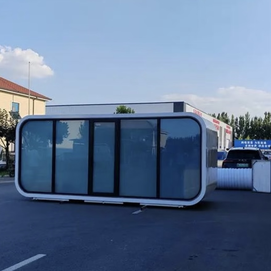 Modern Prefabricated Apple Cabin Portable Modular House Mobile Tiny Home for Office Hotel Shop and Living Accommodation