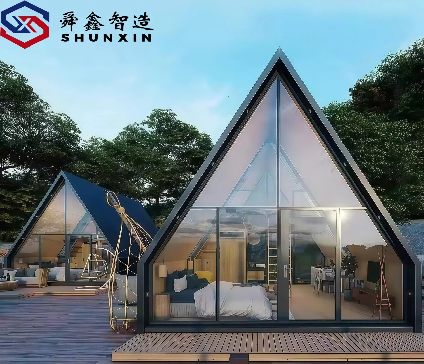 Luxury Container Light Steel Pod Modular Mobile Prefab Villa Prefabricated House