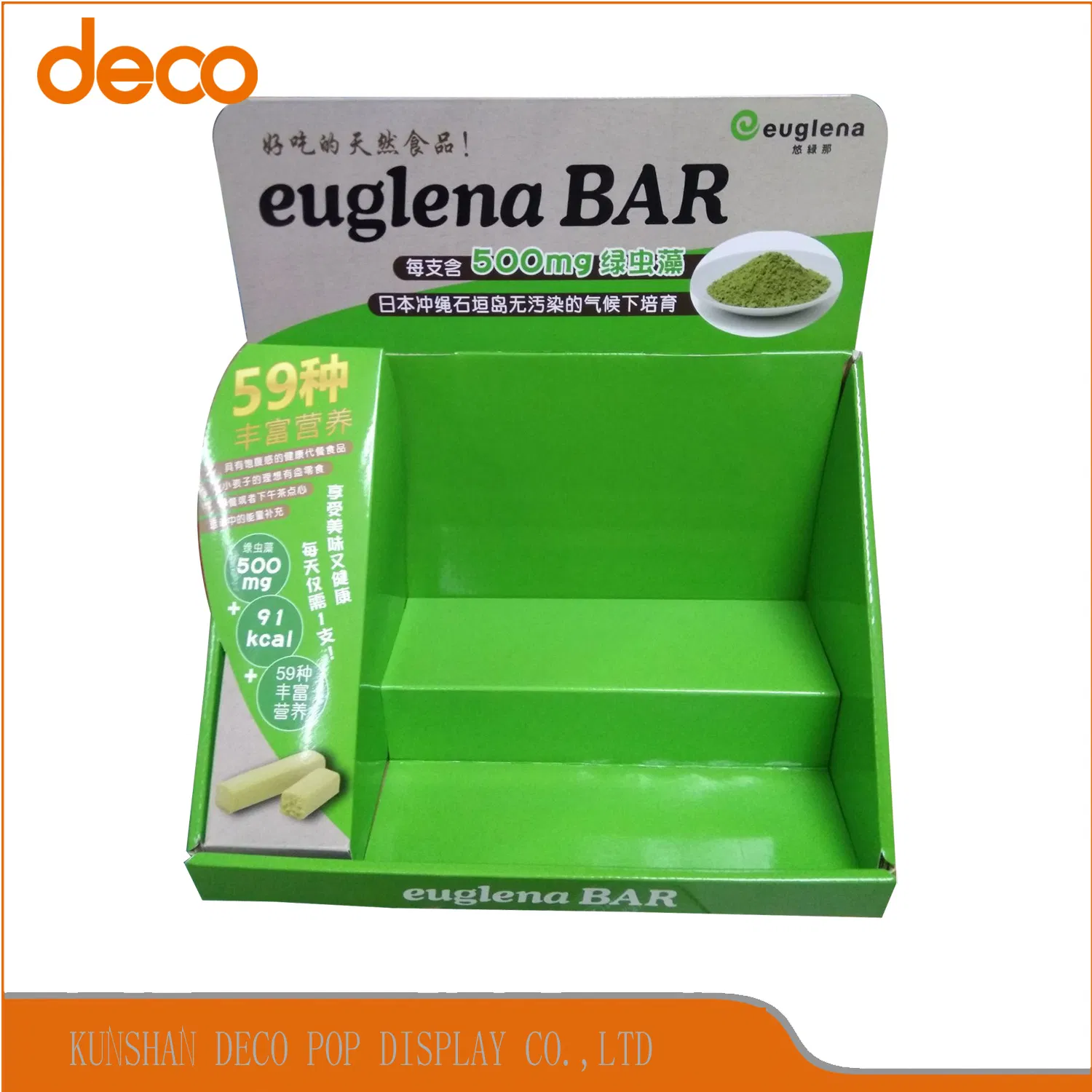 Paper Counter Display Shelves Cardboard Counter Display Units Fpr Retail