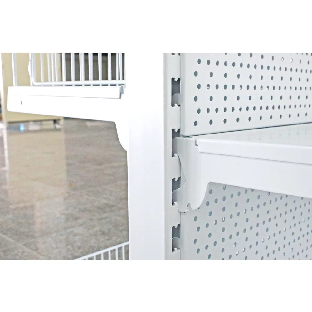 S50 Customizable Tegometall Compatible Shelving, Retail Display Rack, Adjustable Metal Shelving Unit for Stores, Modular Retail Shelving System