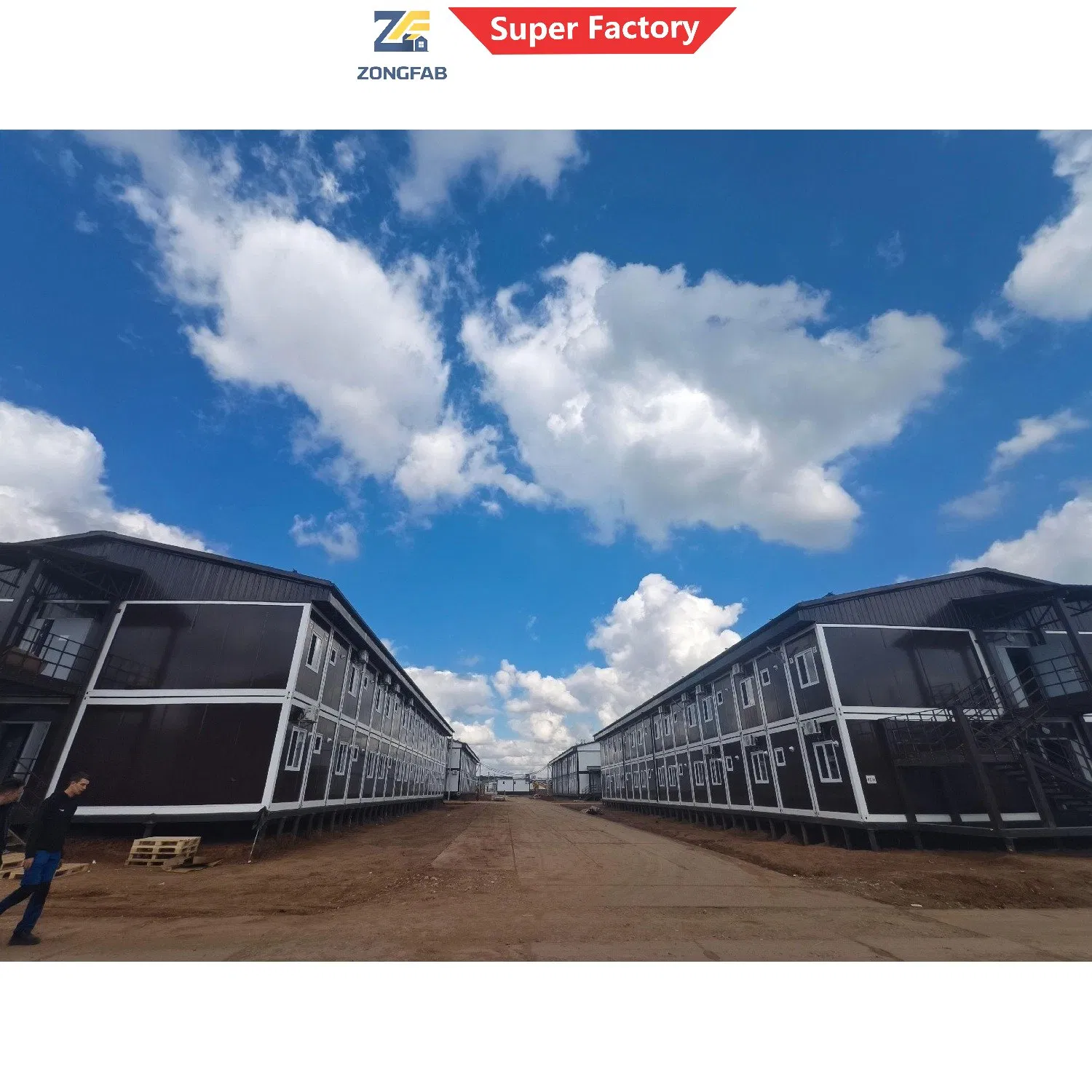 Multi-Storey Story Movable Mobile Portable Foldable Folding Prefab Prefabricated Container Building Housing